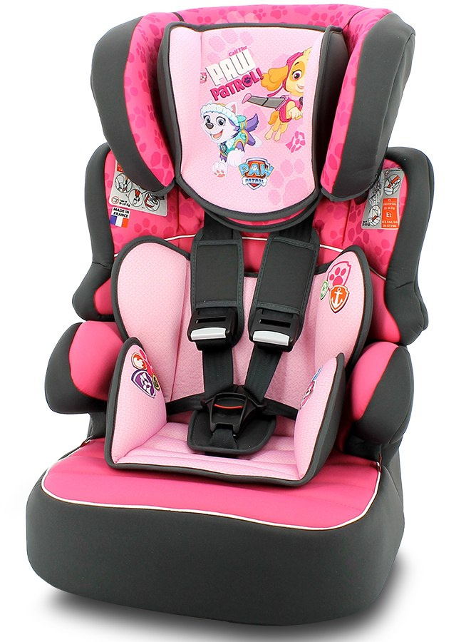 Beline Psi Patrol Rózowy, Paw Patrol Pink, 9-36 kg Fotelik samochodowy Beline Psi Patrol Rózowy, Paw Patrol Pink, 9-36 kg Fotelik samochodowy
