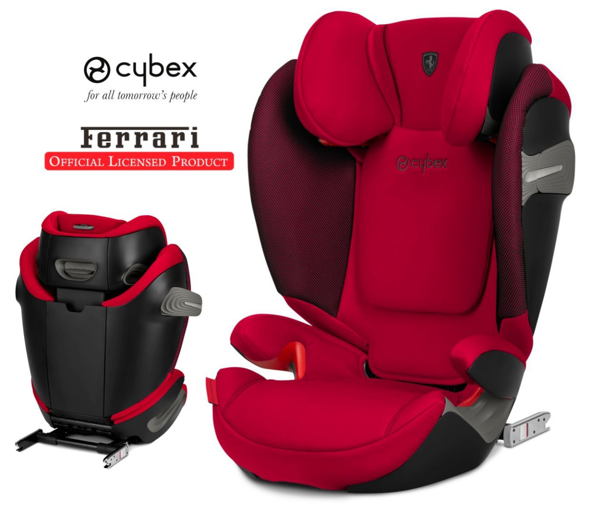 CYBEX SOLUTION S-FIX FERRARI Racing Red 15-36 kg ISOFIX LICENCJA CYBEX SOLUTION S-FIX FERRARI Racing Red 15-36 kg ISOFIX LICENCJA