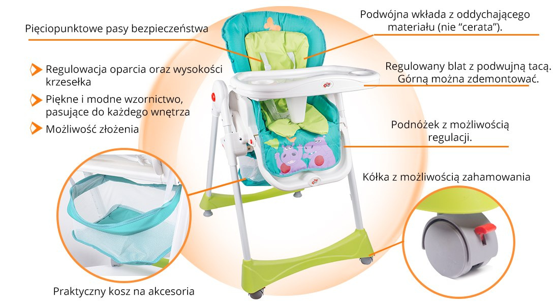 Krzesełko do Karmienia Top Kids Krzesełko do Karmienia Top Kids