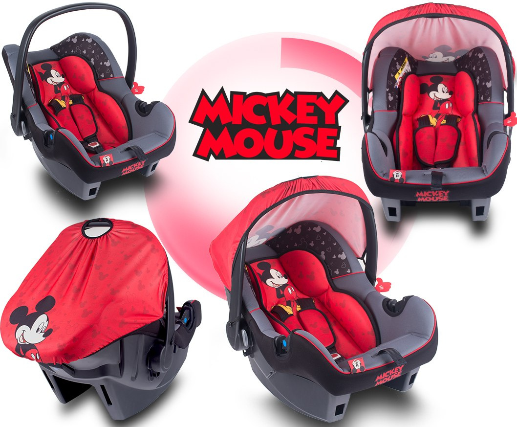 Nosidełko Beone Mickey LX, Myszka Miki 0-13 kg Nosidełko Beone Mickey LX, Myszka Miki 0-13 kg