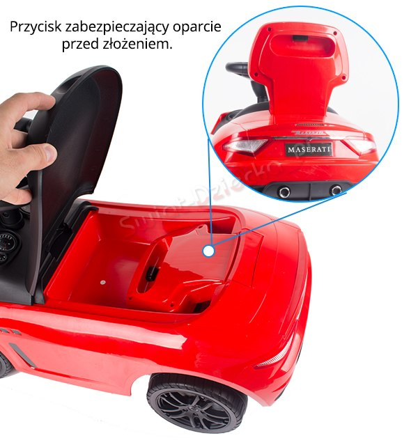 Pojazd, Jeździdełko MASERATI Licencja, Moduł dźwiękowy Pojazd, Jeździdełko MASERATI Licencja, Moduł dźwiękowy