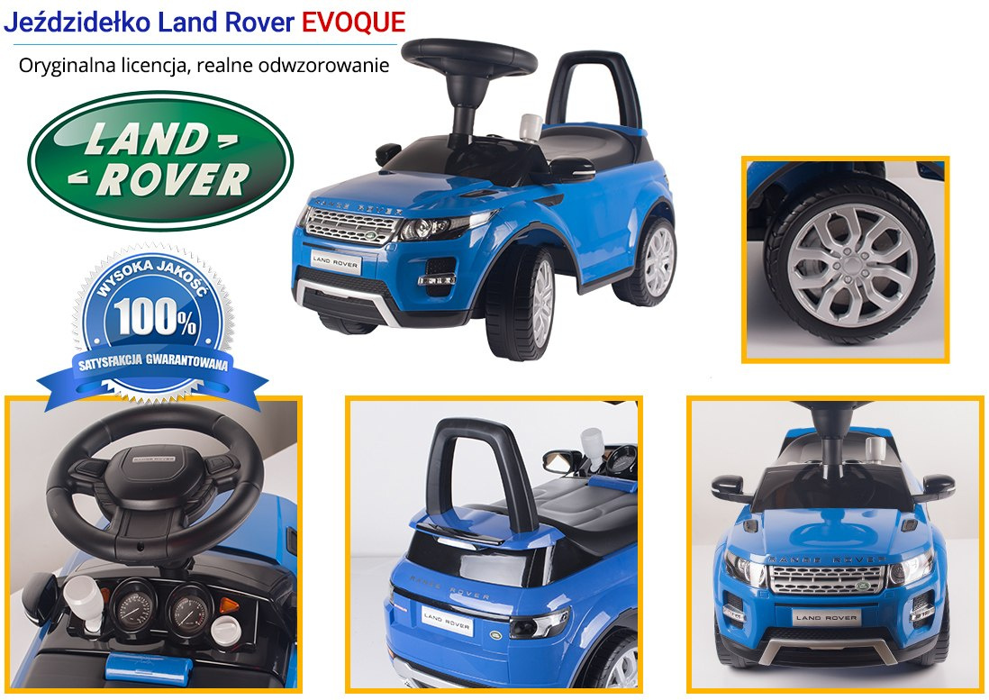 Jeździdełko Land Rover, pojazd dla dzieci Jeździdełko Land Rover, pojazd dla dzieci