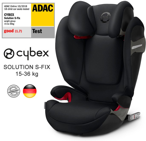 Cybex Solution S-Fix Urban Black Fotelik samochodowy 15-36 kg