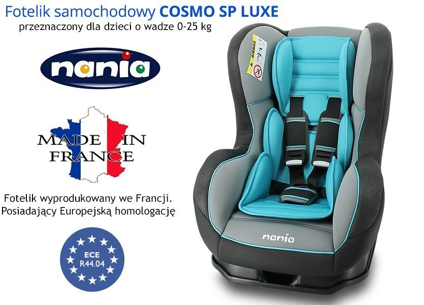 Cosmo Luxe 0-25 kg Nania, uchylny Cosmo Luxe 0-25 kg Nania, uchylny