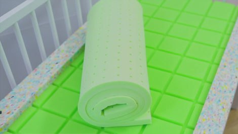 Materac do łóżeczka dziecięcego FIKI MIKI SENSITIVE 120X60 CM Lateks, Pianka PUR Materac do łóżeczka dziecięcego FIKI MIKI SENSITIVE 120X60 CM Lateks, Pianka PUR