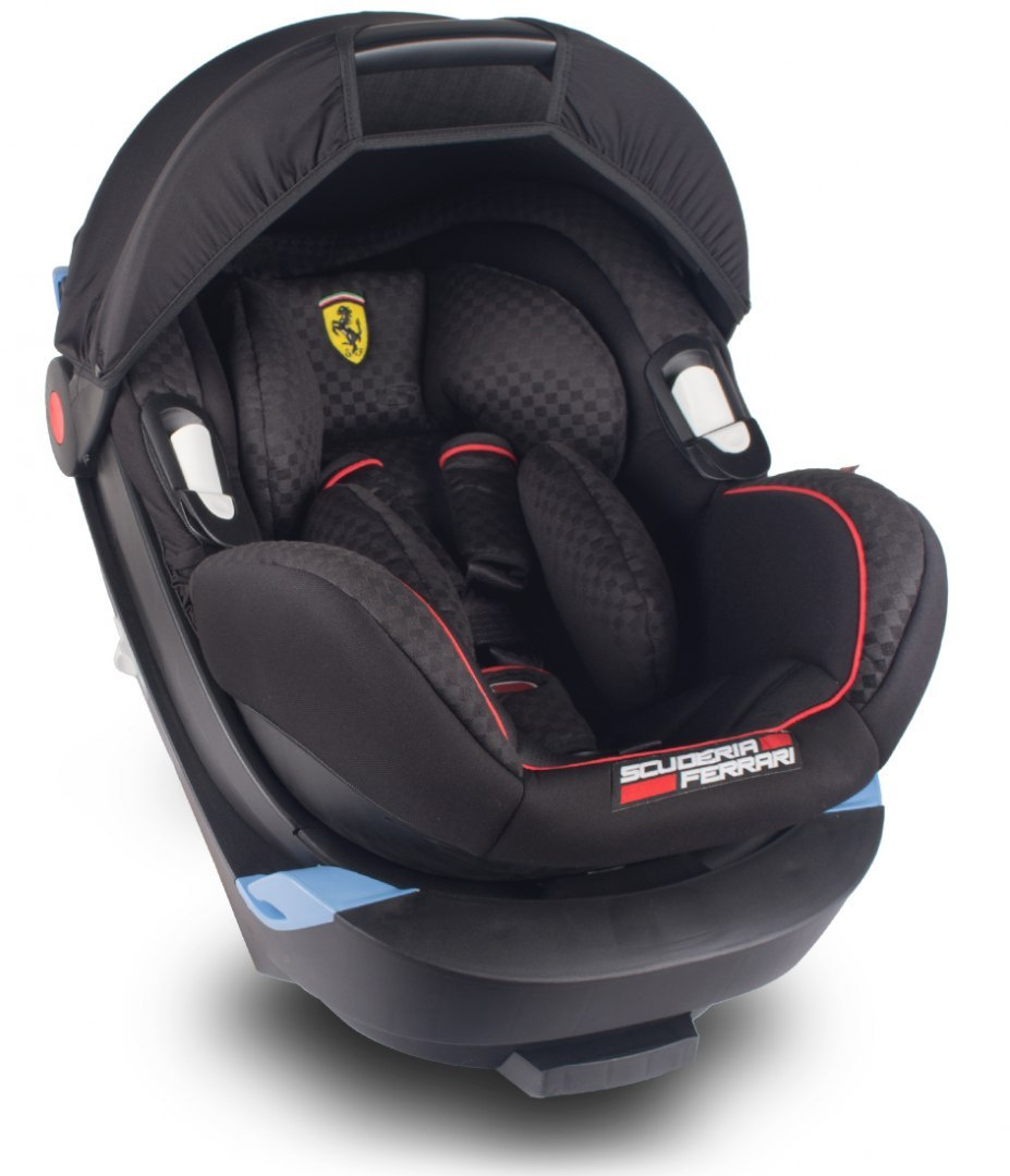 Satellite MIGO Ferrari Black nosidełko 0-13 kg + baza na pas samochodowy Satellite MIGO Ferrari Black nosidełko 0-13 kg + baza na pas samochodowy