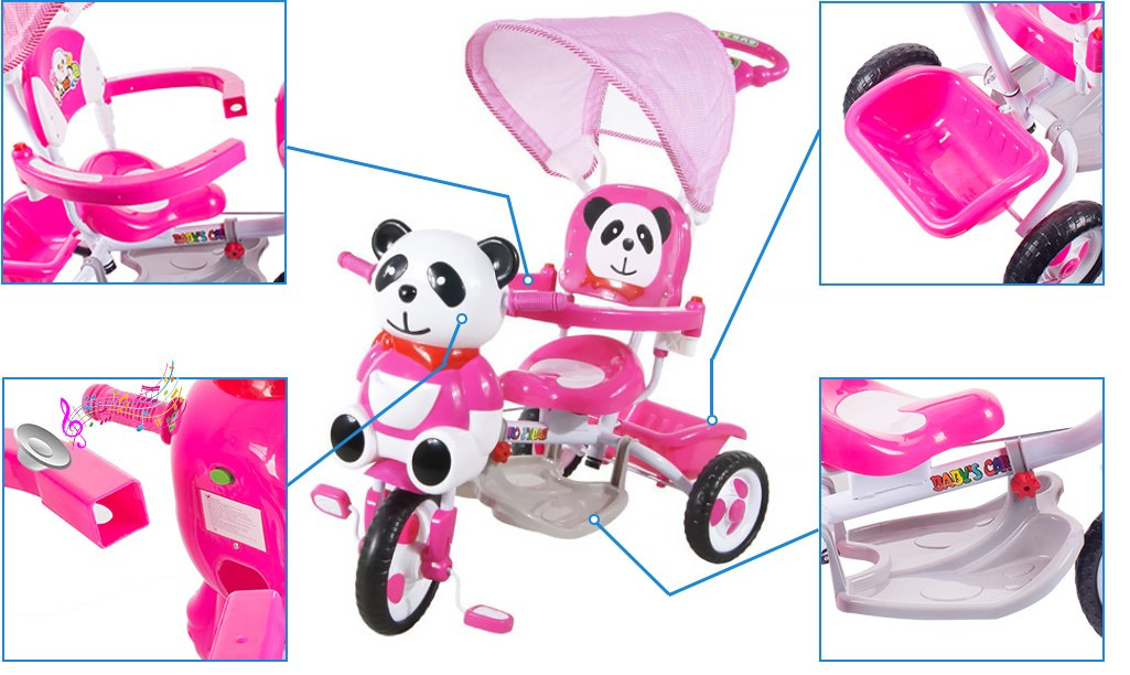 Rowerek trójkołowy panda Rowerek trójkołowy panda