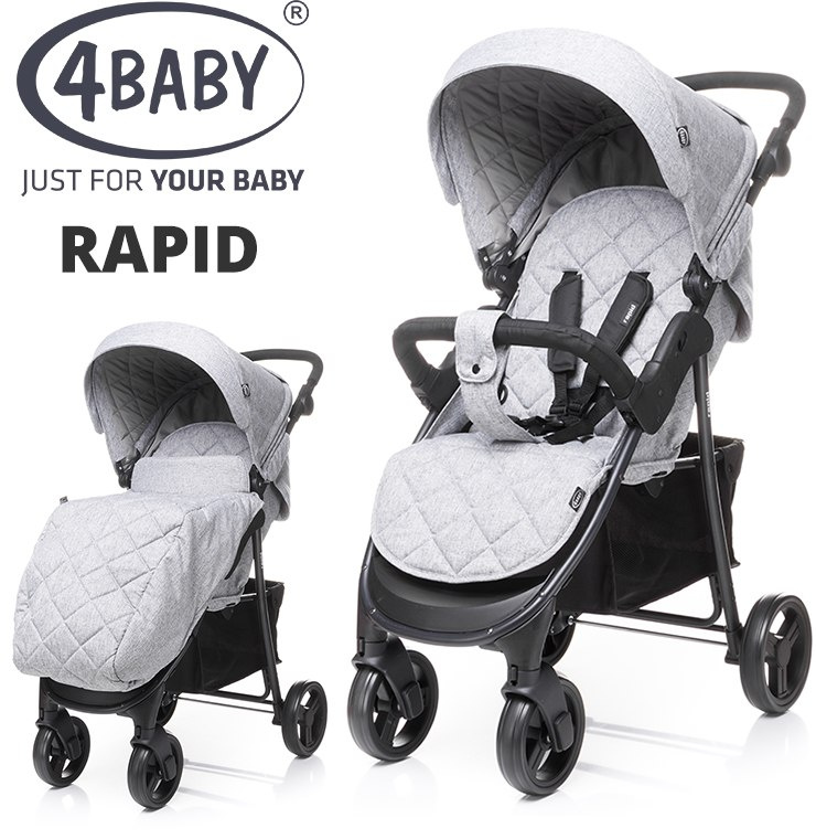 Wózek spacerowy RAPID 4 BABY 2019 lekka spacerówka Wózek spacerowy RAPID 4 BABY 2019 lekka spacerówka