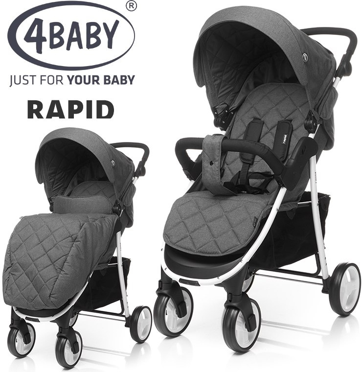 Wózek spacerowy RAPID 4 BABY 2019 lekka spacerówka Wózek spacerowy RAPID 4 BABY 2019 lekka spacerówka