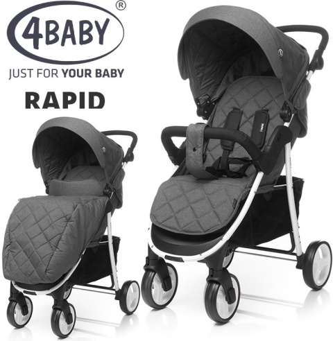 Wózek spacerowy RAPID 4 BABY 2019 lekka spacerówka Wózek spacerowy RAPID 4 BABY 2019 lekka spacerówka