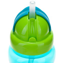 Canpol babies bidon z miękką, składaną rurką silikonową 270 ml NIEBIESKI
