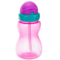 Canpol babies bidon z miękką, składaną rurką silikonową 270 ml RÓŻOWY