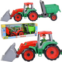 Pojazd rolniczy LENA traktor z łyżką i przyczepą