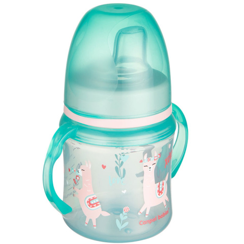 Canpol babies kubek treningowy silikon 120ml PP EasyStart EXOTIC ANIMALS zielony Canpol babies kubek treningowy silikon 120ml PP EasyStart EXOTIC ANIMALS zielony