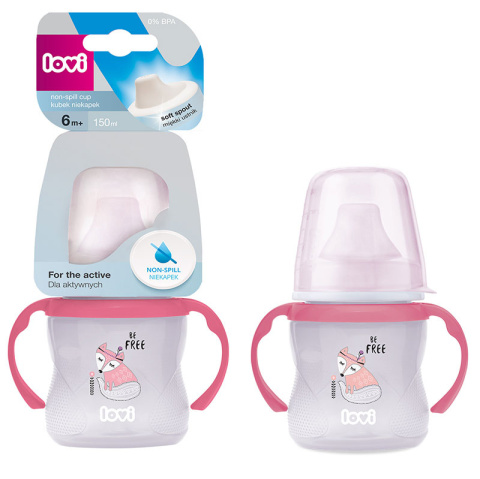 KUBEK NIEKAPEK MIĘKKI LOVI 150 ML INDIAN SUMMER KUBEK NIEKAPEK MIĘKKI LOVI 150 ML INDIAN SUMMER