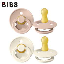 Smoczek uspokający dla dziecka BIBS 2-PACK BLUSH & IVORY S kauczuk Hevea