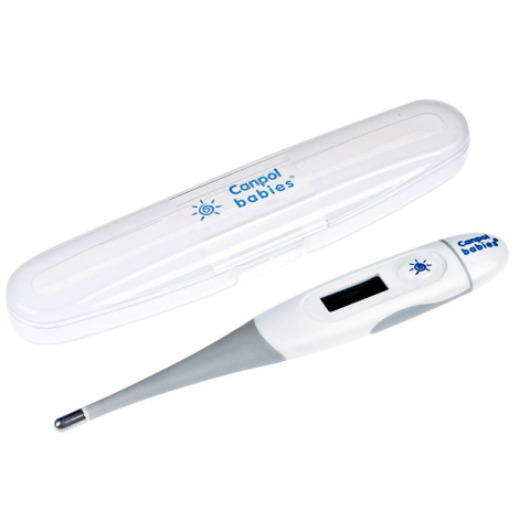 Termometr elektroniczny z silikonową miękką końcówką Canpol Babies Termometr elektroniczny z silikonową miękką końcówką Canpol Babies