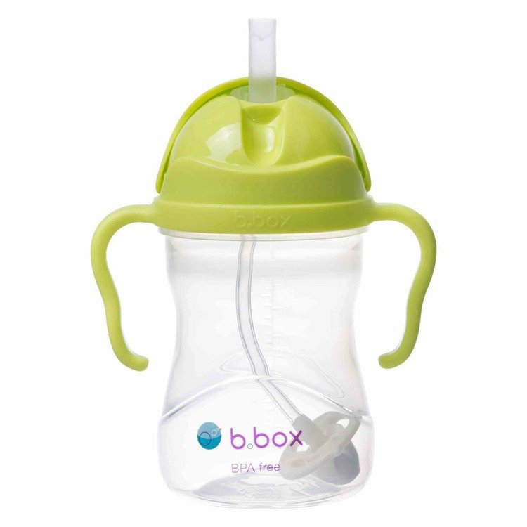 B.Box Bidon ze słomką 240 ml dla dzieci - Ananasowy B.Box Bidon ze słomką 240 ml dla dzieci - Ananasowy