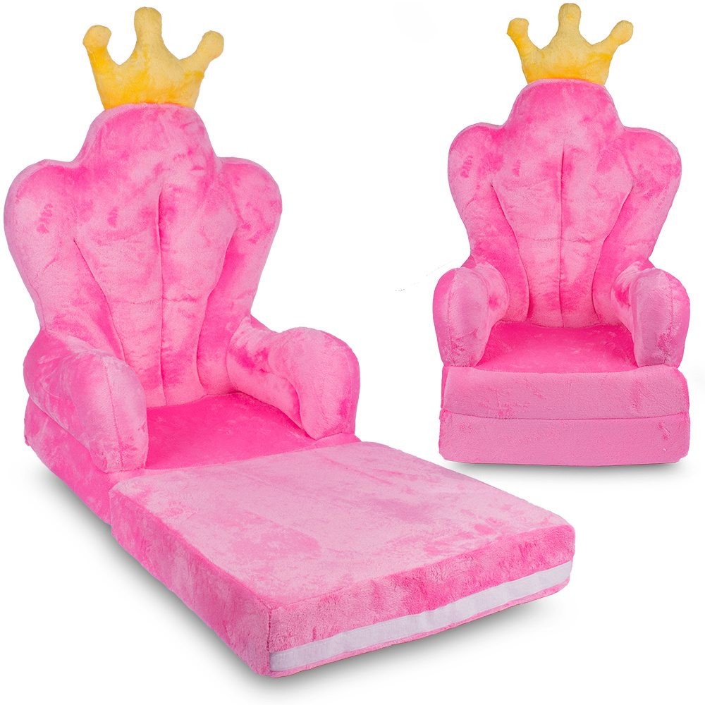 Siedzisko pluszowe princess dla dziewczynki Siedzisko pluszowe princess dla dziewczynki