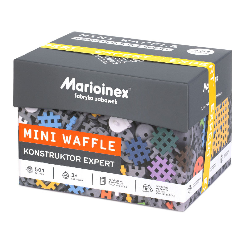 KLOCKI WAFFLE MINI 501 SZT. KONSTRUKTOR EXPERT KLOCKI WAFFLE MINI 501 SZT. KONSTRUKTOR EXPERT