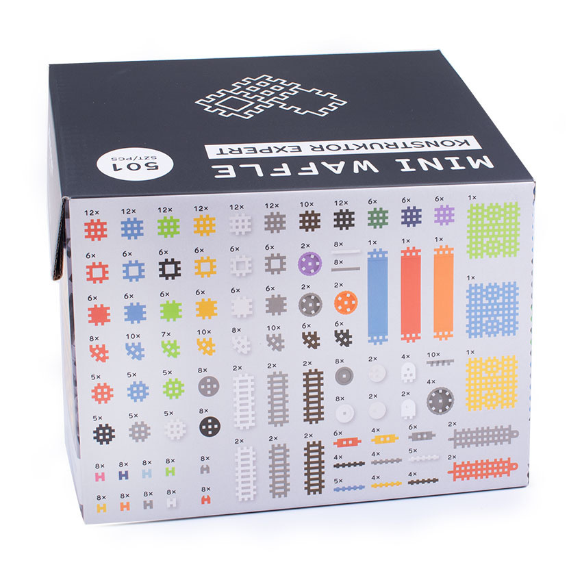 KLOCKI WAFFLE MINI 501 SZT. KONSTRUKTOR EXPERT KLOCKI WAFFLE MINI 501 SZT. KONSTRUKTOR EXPERT