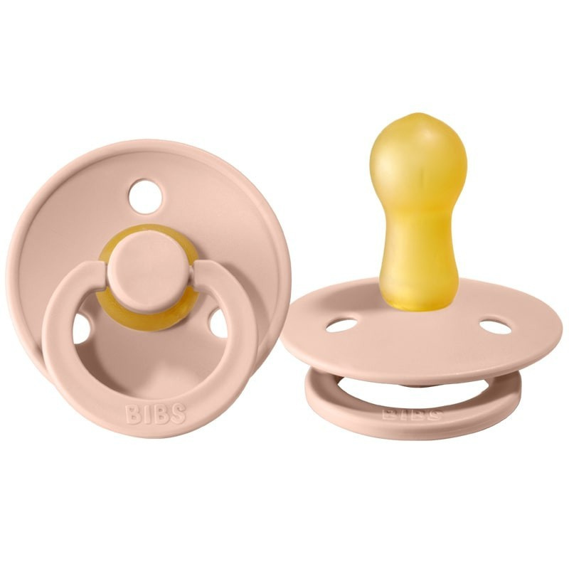 Smoczek uspokający dla dziecka BIBS 2-PACK BLUSH & IVORY M kauczuk Hevea Smoczek uspokający dla dziecka BIBS 2-PACK BLUSH & IVORY M kauczuk Hevea