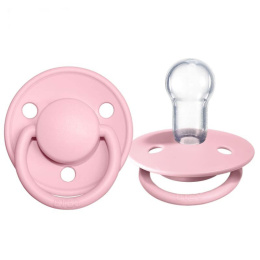 Smoczek uspokający dla dziecka BIBS De Lux One Size BABY PINK 1szt.