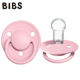 Smoczek uspokający dla dziecka BIBS De Lux One Size BABY PINK 1szt.