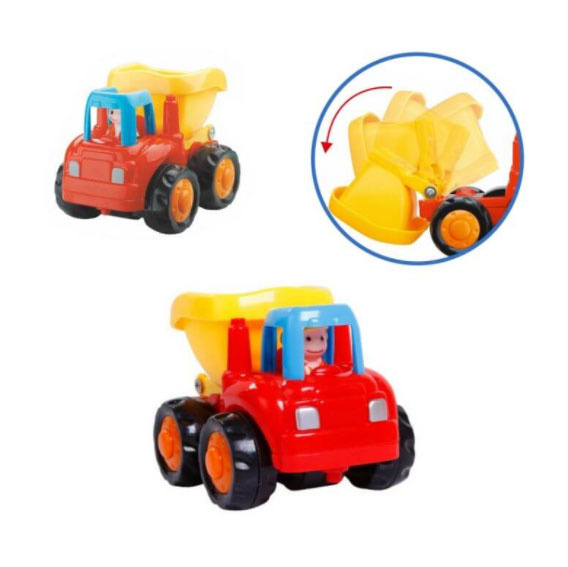 Zestaw pojazdów rolniczych, budowlanych 4 szt. Traktor z przyczepą, Betoniarka, Wywrotka, Koparka Zestaw pojazdów rolniczych, budowlanych 4 szt. Traktor z przyczepą, Betoniarka, Wywrotka, Koparka