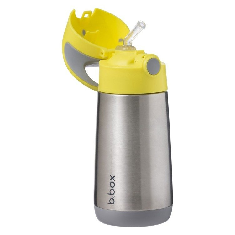 B.Box Bidon termiczny ze słomką 350 ml dla dzieci - Lemon Sherbet B.Box Bidon termiczny ze słomką 350 ml dla dzieci - Lemon Sherbet