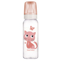 Canpol babies butelka wąska 250ml smoczek 12m+ CUTE ANIMALS 3 kolory