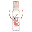 Canpol babies butelka wąska z uchwytami 250ml smoczek 12m+ CUTE ANIMALS 3 kolory