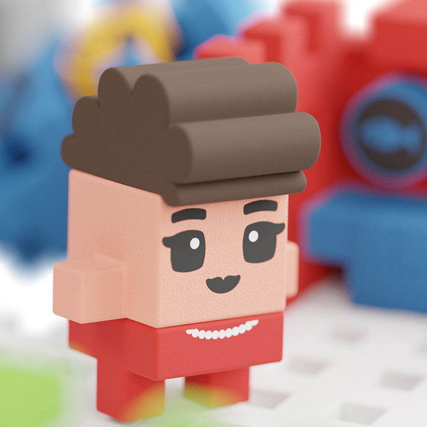 Klocki Mini Waffle CITY SHOP- klocki dla dzieci 148 el. Marioinex Klocki Mini Waffle CITY SHOP- klocki dla dzieci 148 el. Marioinex