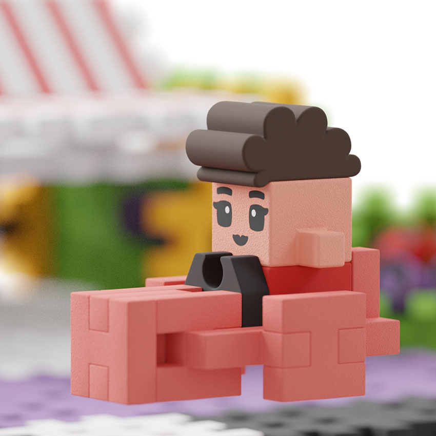 Klocki Mini Waffle CITY SHOP- klocki dla dzieci 148 el. Marioinex Klocki Mini Waffle CITY SHOP- klocki dla dzieci 148 el. Marioinex