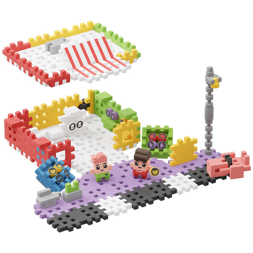 Klocki Mini Waffle CITY SHOP- klocki dla dzieci 148 el. Marioinex Klocki Mini Waffle CITY SHOP- klocki dla dzieci 148 el. Marioinex