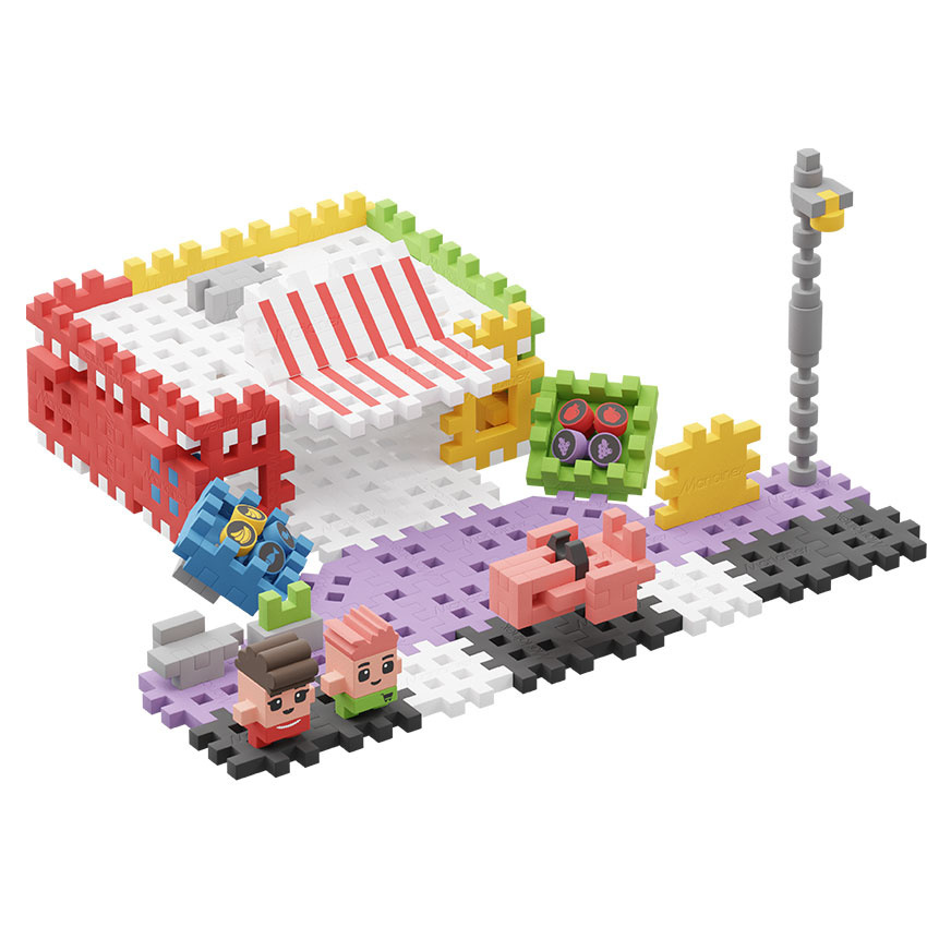 Klocki Mini Waffle CITY SHOP- klocki dla dzieci 148 el. Marioinex Klocki Mini Waffle CITY SHOP- klocki dla dzieci 148 el. Marioinex