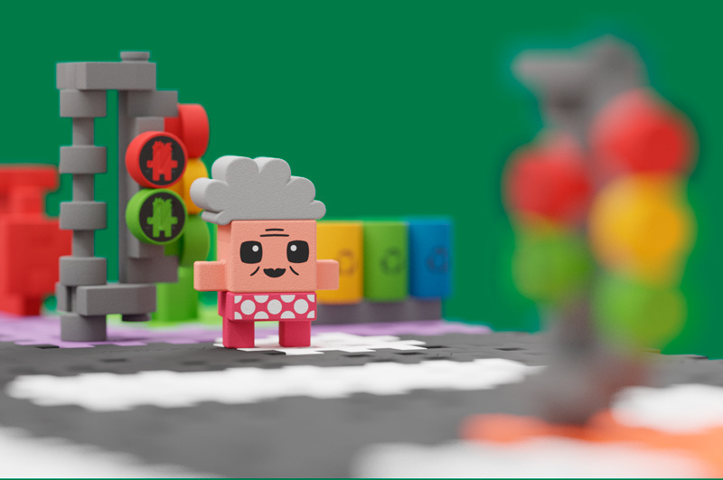 Klocki mini wafle city street 280 el Klocki mini wafle city street 280 el