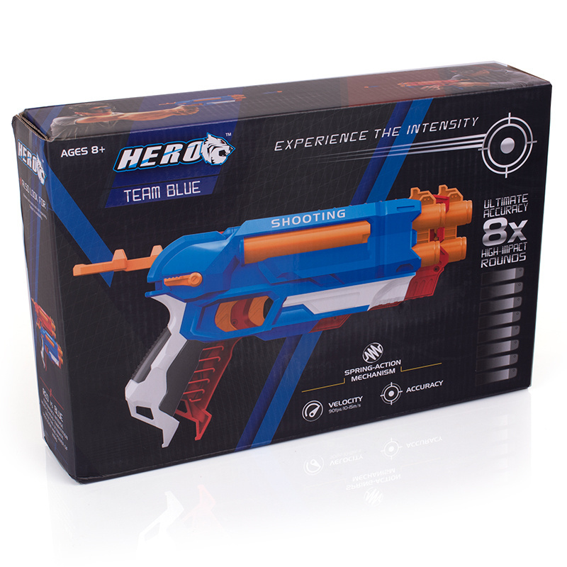 Pistolet naboje piankowe 2w1 Pistolet naboje piankowe 2w1