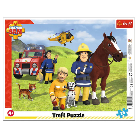 Zawsze na straży, puzzle z motywem bajki Strażak Sam Zawsze na straży, puzzle z motywem bajki Strażak Sam