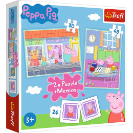 Puzzle 2w1+ memos - Dzien Peppy