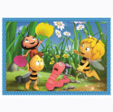 Trefl Puzzle 4w1 | Przygody Pszczółki Mai , puzzle z motywem bajki Pszczółka Maja
