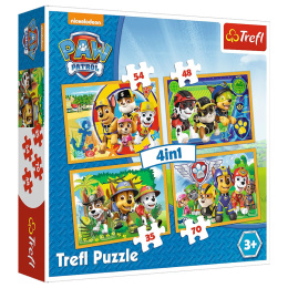 Zawsze na czas, puzzle z motywem bajki PSI PATROL