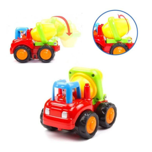 Zestaw pojazdów rolniczych, budowlanych 4 szt. Traktor z przyczepą, Betoniarka, Wywrotka, Koparka Zestaw pojazdów rolniczych, budowlanych 4 szt. Traktor z przyczepą, Betoniarka, Wywrotka, Koparka