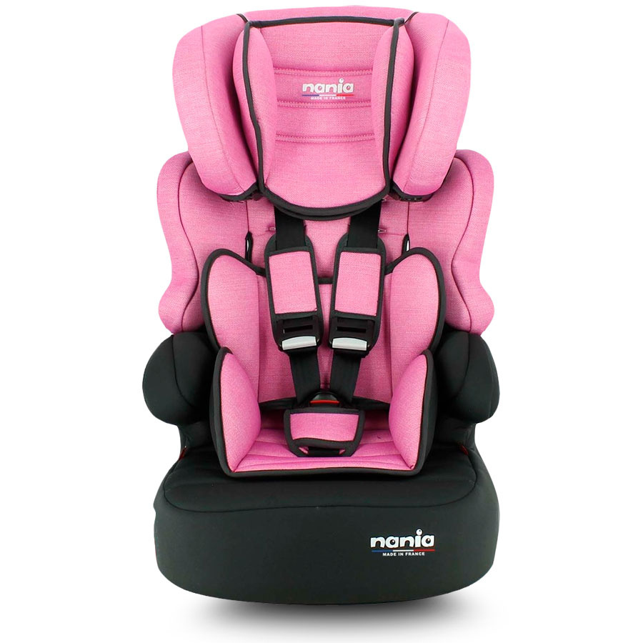 Fotelik samochodowy 9-36 kg Beline Nania Denim Pink Fotelik samochodowy 9-36 kg Beline Nania Denim Pink