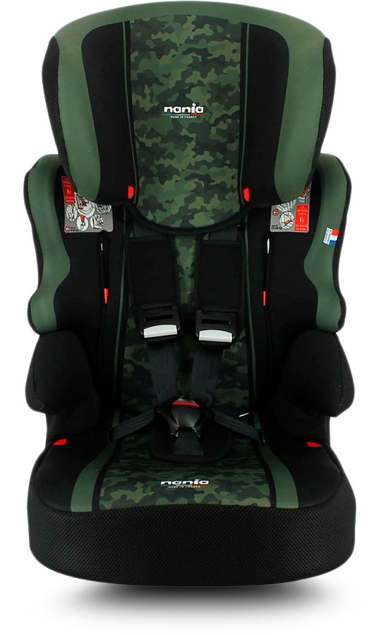 Fotelik samochodowy 9-36 kg Beline Camo Kaki Fotelik samochodowy 9-36 kg Beline Camo Kaki