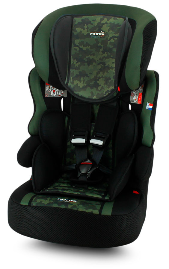 Fotelik samochodowy 9-36 kg Beline Camo Kaki Fotelik samochodowy 9-36 kg Beline Camo Kaki