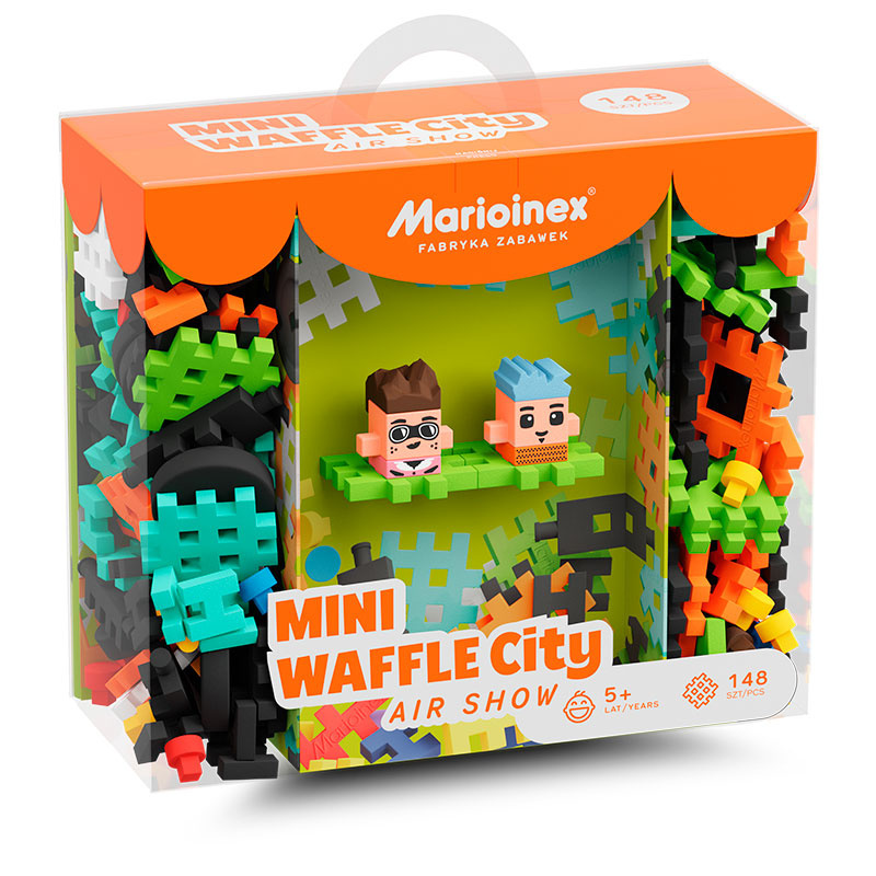 Mini Wafle Air Show klocki konstrukcyjne dla dzieci Marioinex Mini Wafle Air Show klocki konstrukcyjne dla dzieci Marioinex