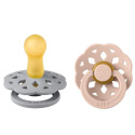 Smoczek uspokający dla dziecka BIBS BOHEME 2-PACK CLOUD & BLUSH S