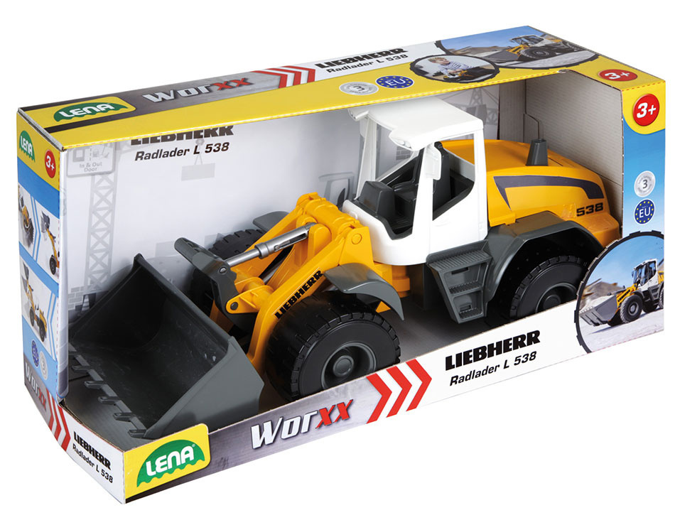 Spychacz Ładowarka Ruchoma łyżka LENA TRUXX 04612 LIEBHERR 538 Spychacz Ładowarka Ruchoma łyżka LENA TRUXX 04612 LIEBHERR 538