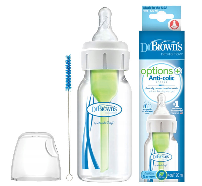 DR BROWN'S BUTELKA ANTYKOLKOWA OPTIONS+ 120ML 0m+ DR BROWN'S BUTELKA ANTYKOLKOWA OPTIONS+ 120ML 0m+